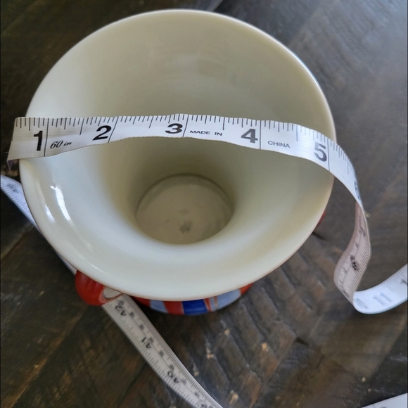 Koransha co. signed orchid mark 1930s Japanese Fukagawa Triple 3 Tri Handle Vase - Picture 6 of 9